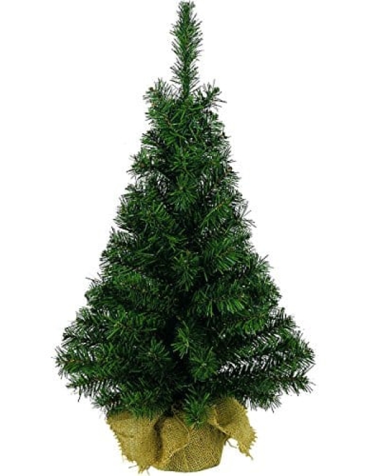 Table top Christmas Tree With Hessian Base - 45CM