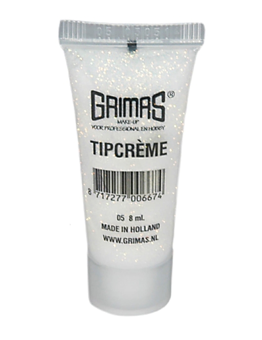 White Gold Glitter Gel Tube