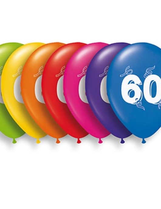 Assorted No.60 Balloons 30cms 