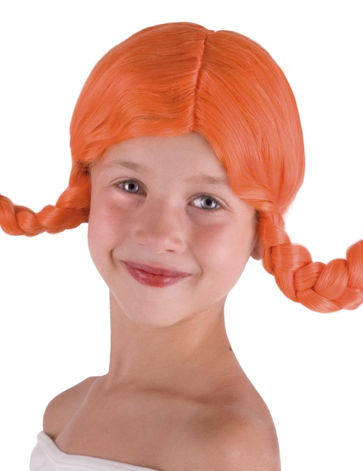 Orange Braid Wig