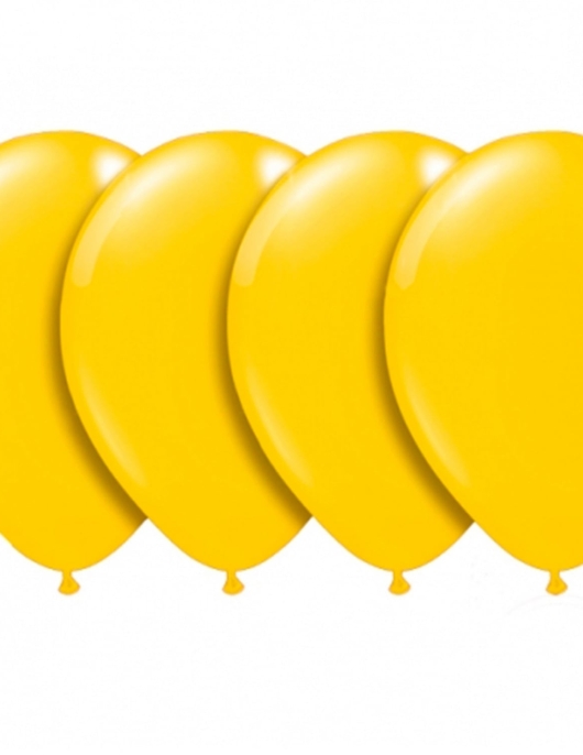 Yellow Metallic Balloons 30 cm
