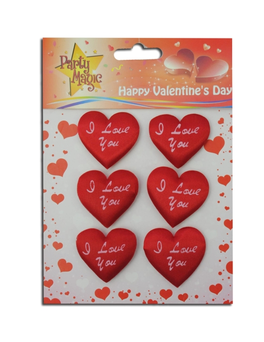  I Love You Heart Satin Sticker