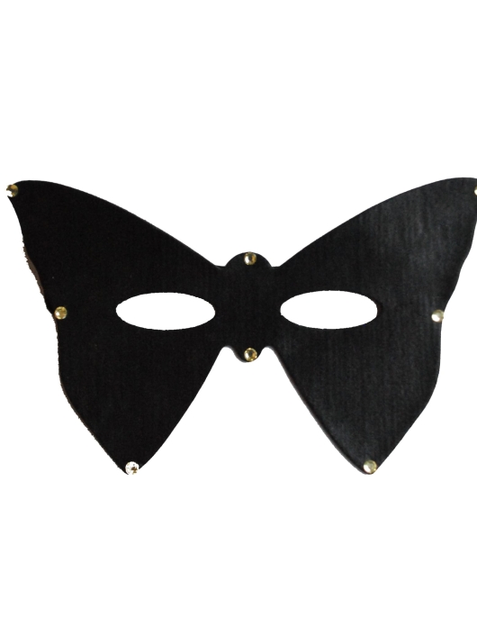 Female Butterfly Foam Mask Black