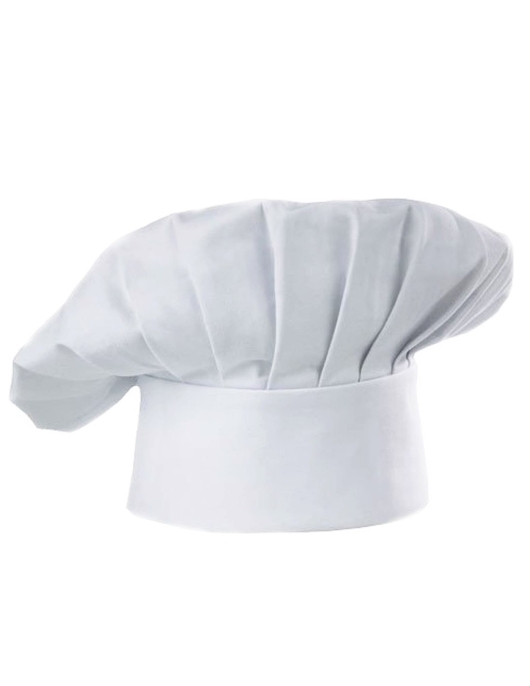Pack of 1 - Chef Cap White Foam Padded