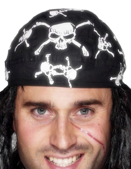 Pack of 1 - Pirate Head Cover Bandana