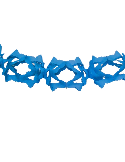 Sky Blue Flower Garland - 6 meters