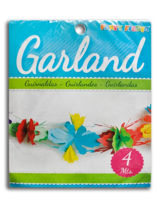 Assorted Flower Garland - 4 meters
