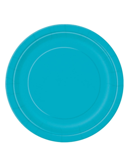 Blue Round Plastic Deep Plates