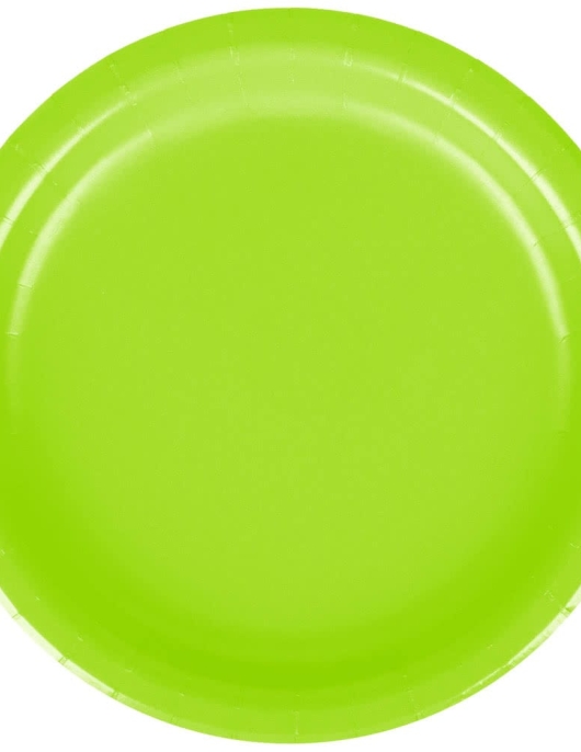 Green Round Plastic Deep Plates