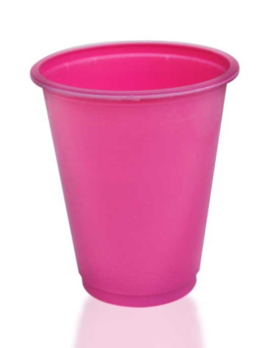 Pink Plastic Cups 266 ml