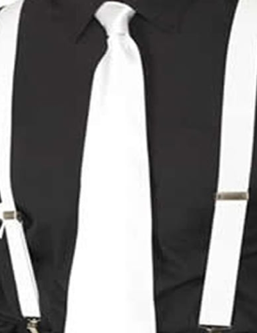 Pack of 01 – White Suspenders