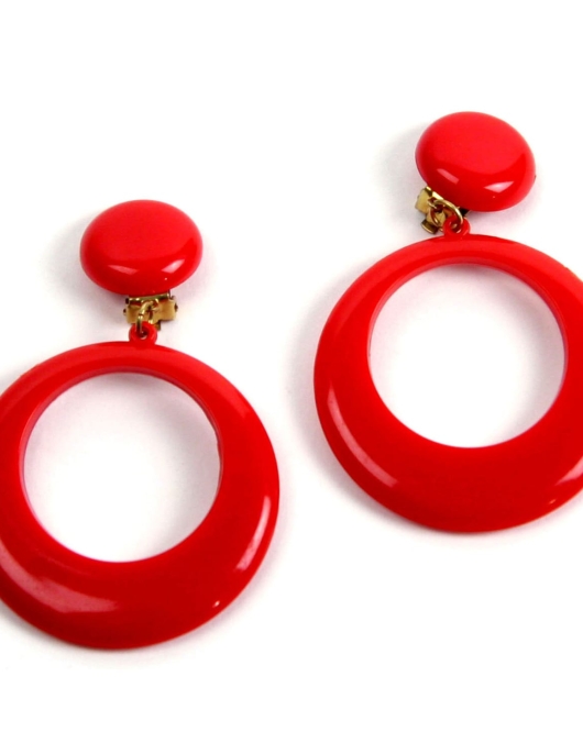 Red Party Earring