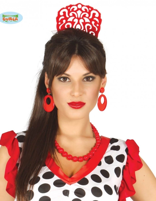 Red Large Hair Comb
