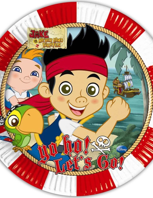 Jake and the Never Land Pirates Paper Plates 23cms