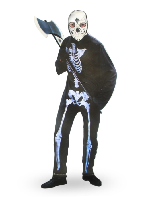 Skeleton Boy Kids Costume Small 