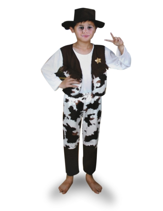 Western Cowboy Boy Kids Costume Small 