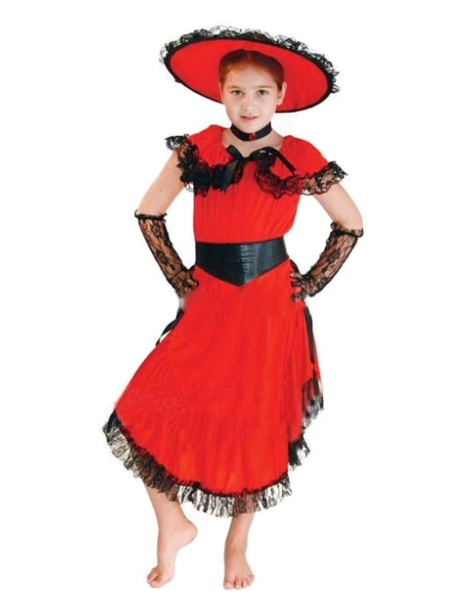 Spanish Party Girl Kids Costume 
