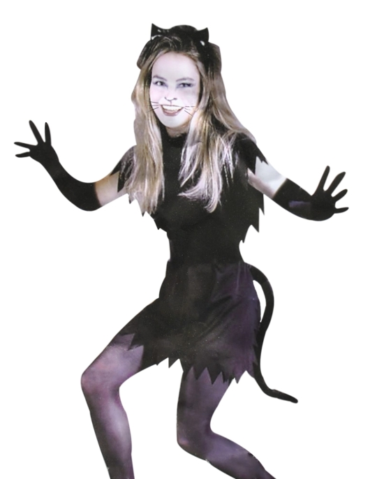 Cat Girl Kids Costume