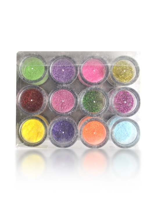 Sparkles Nail Art Glitter Power 12Pcs
