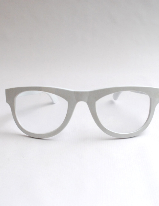 Funny Big Eye Wear - White