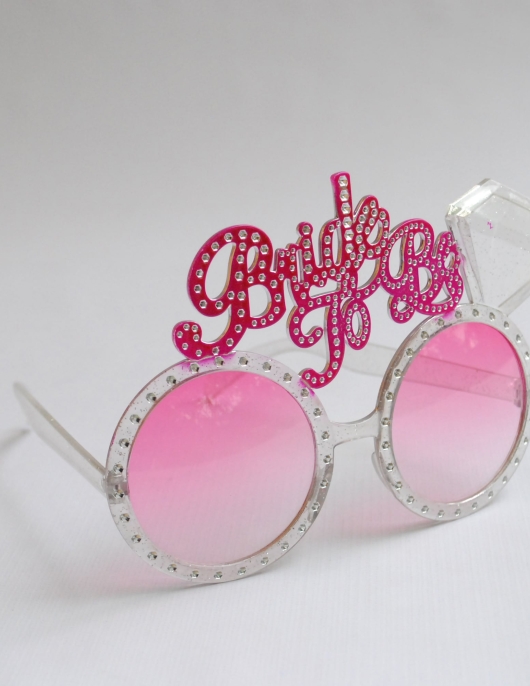 Crystal Bride Eye Wear - Pink