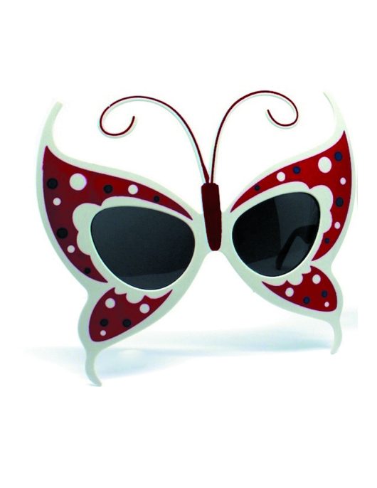 Butterfly Shape Eye Wear - Red