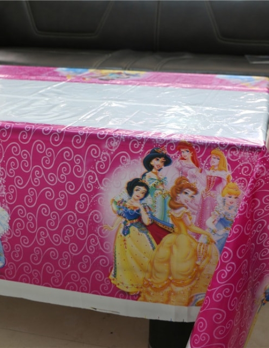 Princesses Royal Plastic Table Cover 110 x 180cms