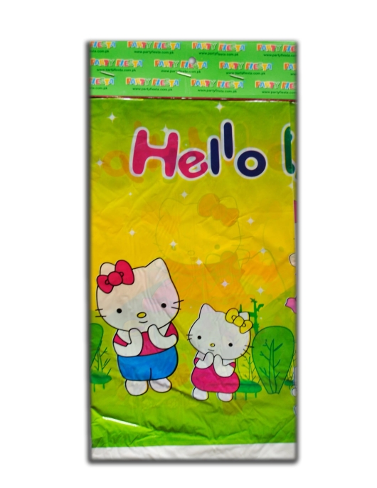 Hello Kitty Plastic Table Cover 110 x 180cm