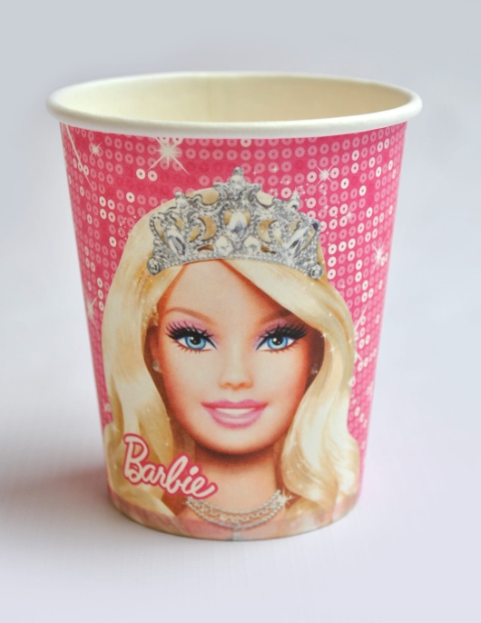 Barbie Paper Cups 250ml