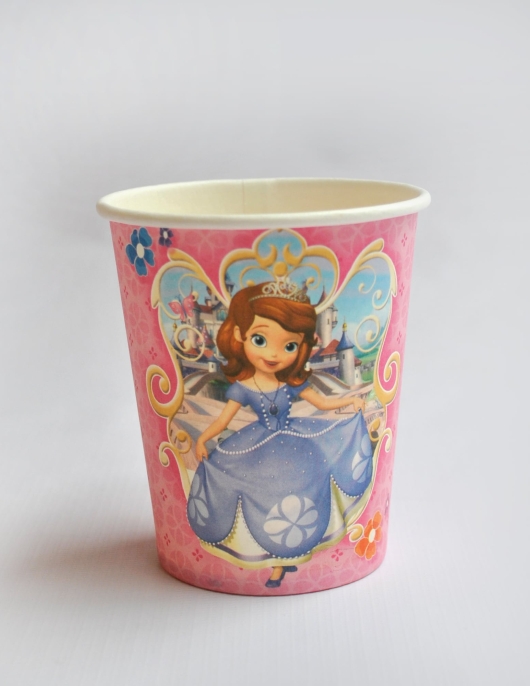 Sofia the First Paper Cups 250ml