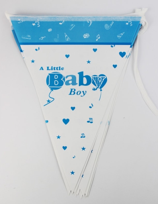 Blue Little Baby Boy Flag Banner 2.7meter 