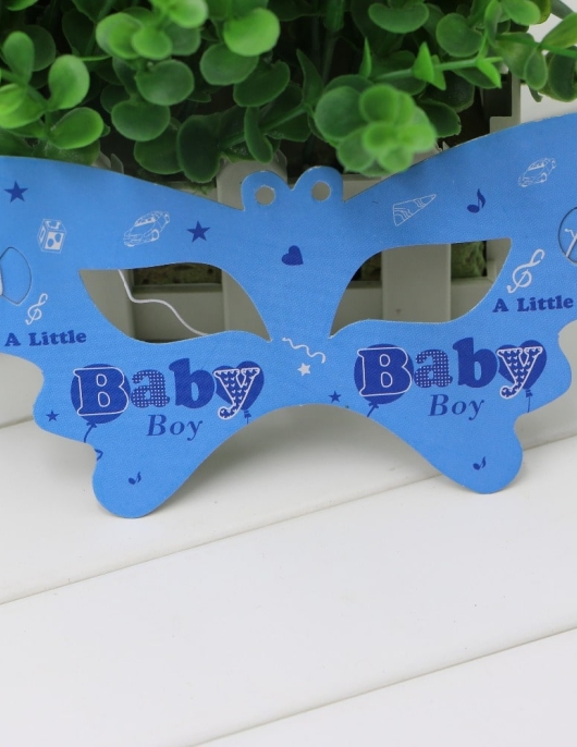 Blue Little Baby Girl Paper Eye Mask 10pcs