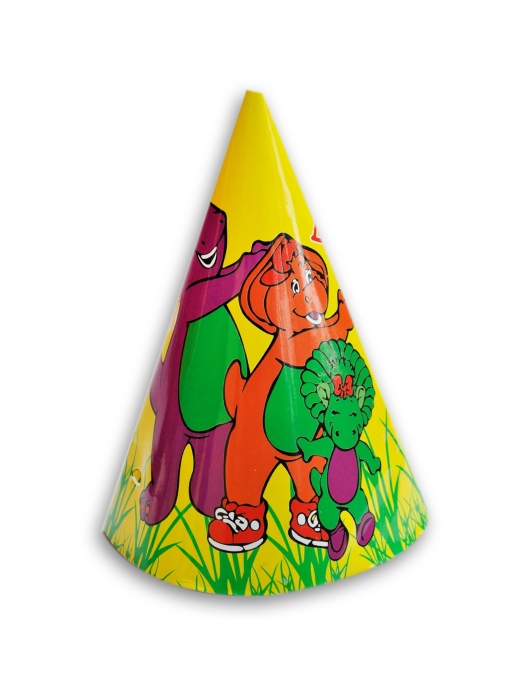 Barney Dinosaur Paper Hats 10pcs