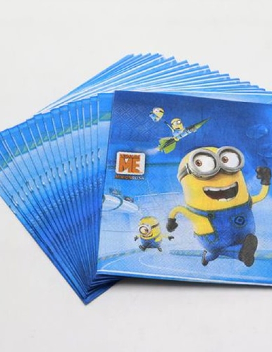 Despicable Me & Minnions Paper Napkins 33 x 33cms