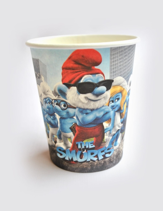 The Smurfs Paper Cups 250ml
