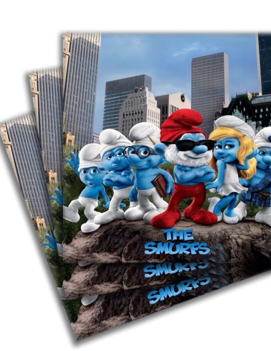 The Smurfs Paper Napkins 33 x 33cms