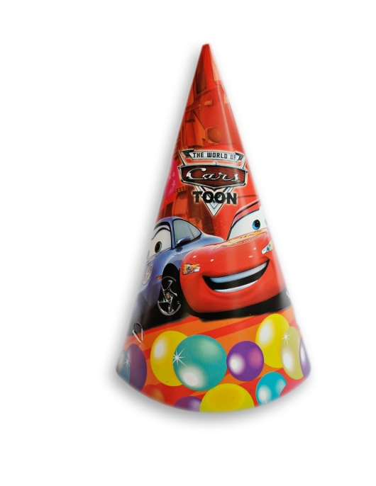 Cars Toon Paper Hats 10pcs