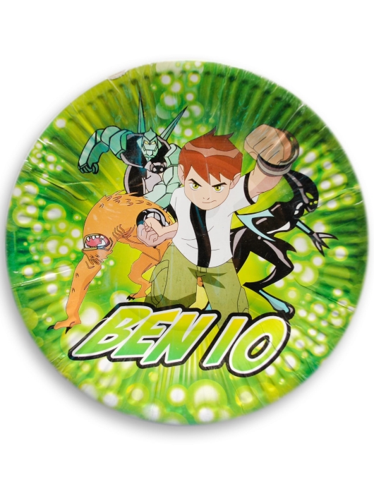 Ben 10 - Round Paper Plates 18 cm