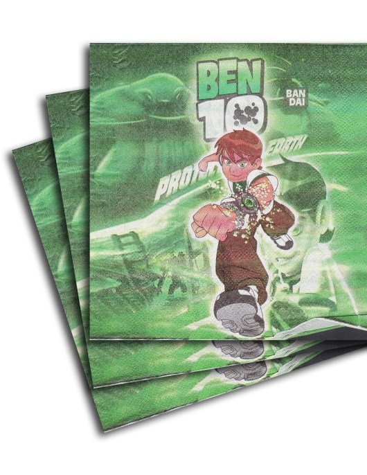 Ben 10 Paper Napkins 33 x 33cms