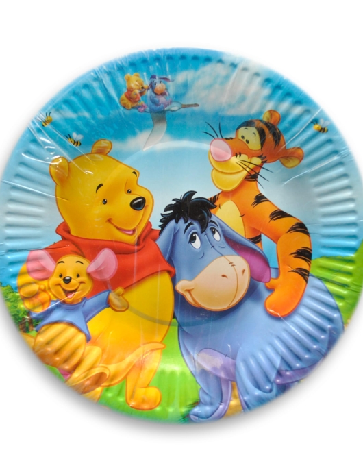 Winnie the Pooh Round Paper Plates 18cm