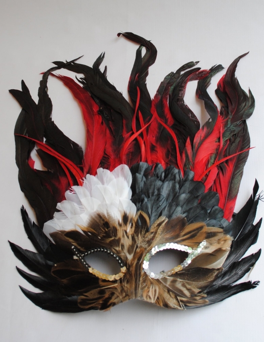 Girl Furr Full Mask (full Face) Black