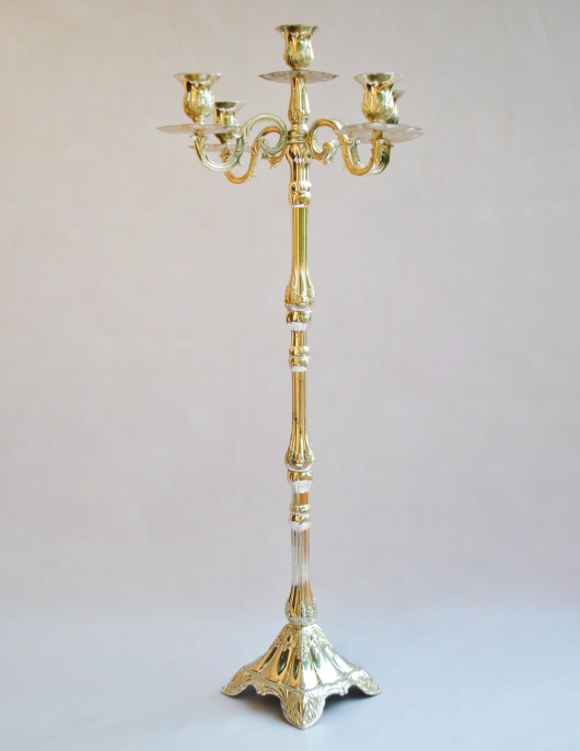 Silver Candle Stand 