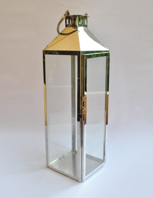 Candle Glass Lantern Large 