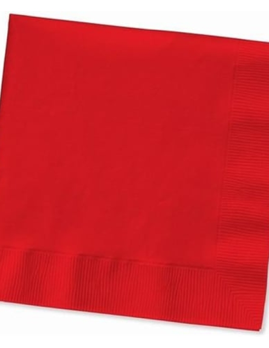 Red Ruby Paper Napkins 33 x 33 cm