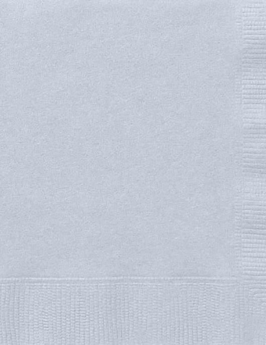 Silver Paper Napkins 33 x 33cms