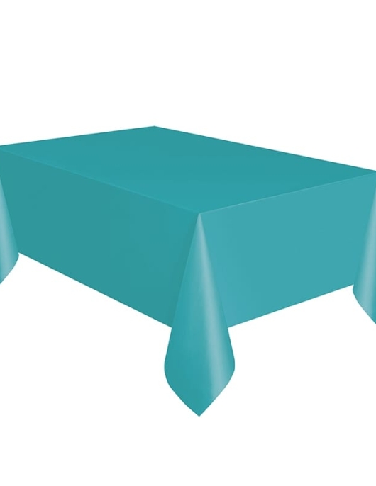 Caribbean Lined Plastic Table Cover 137 x 274cms