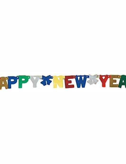 Happy New Year Glitz Banner 1.22meter