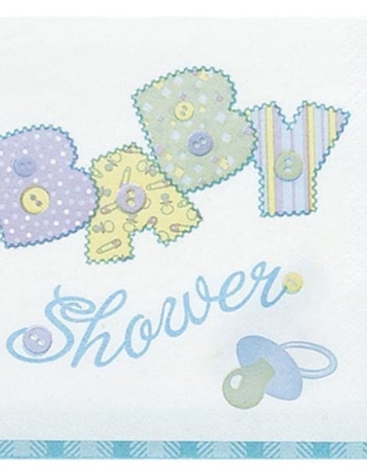 Baby Blue Stitching Napkins