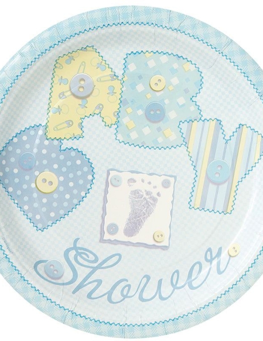 It's a Boy - Round Paper Plates 22.9 cm