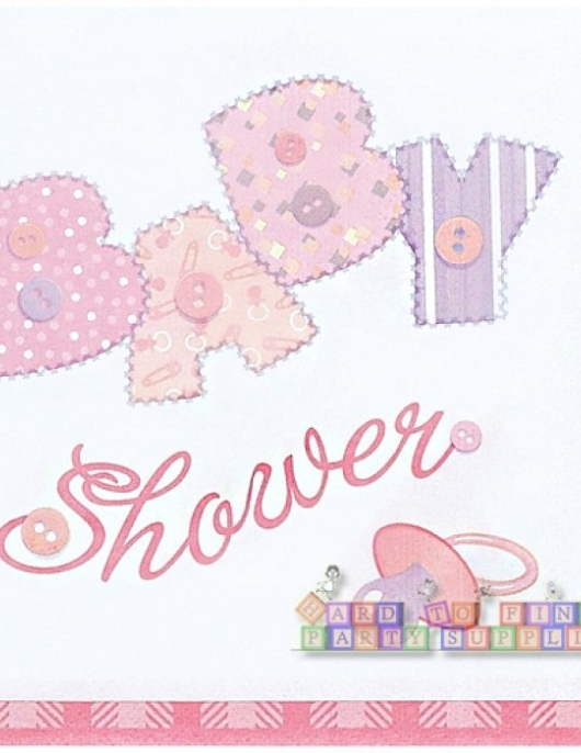 Baby Shower Paper Napkins 33 x 33cms